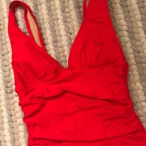 NWT J.Crew Red Tankini